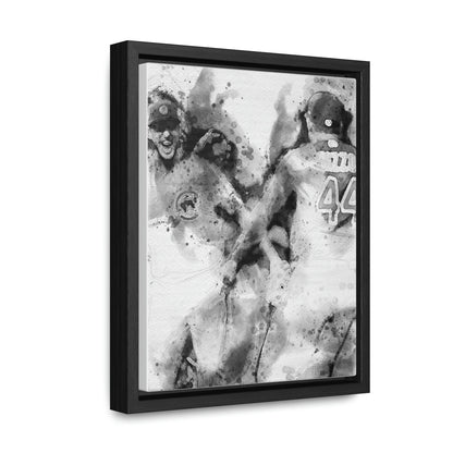 Chicago Cubs World Series Digital Watercolor, Vertical Frame