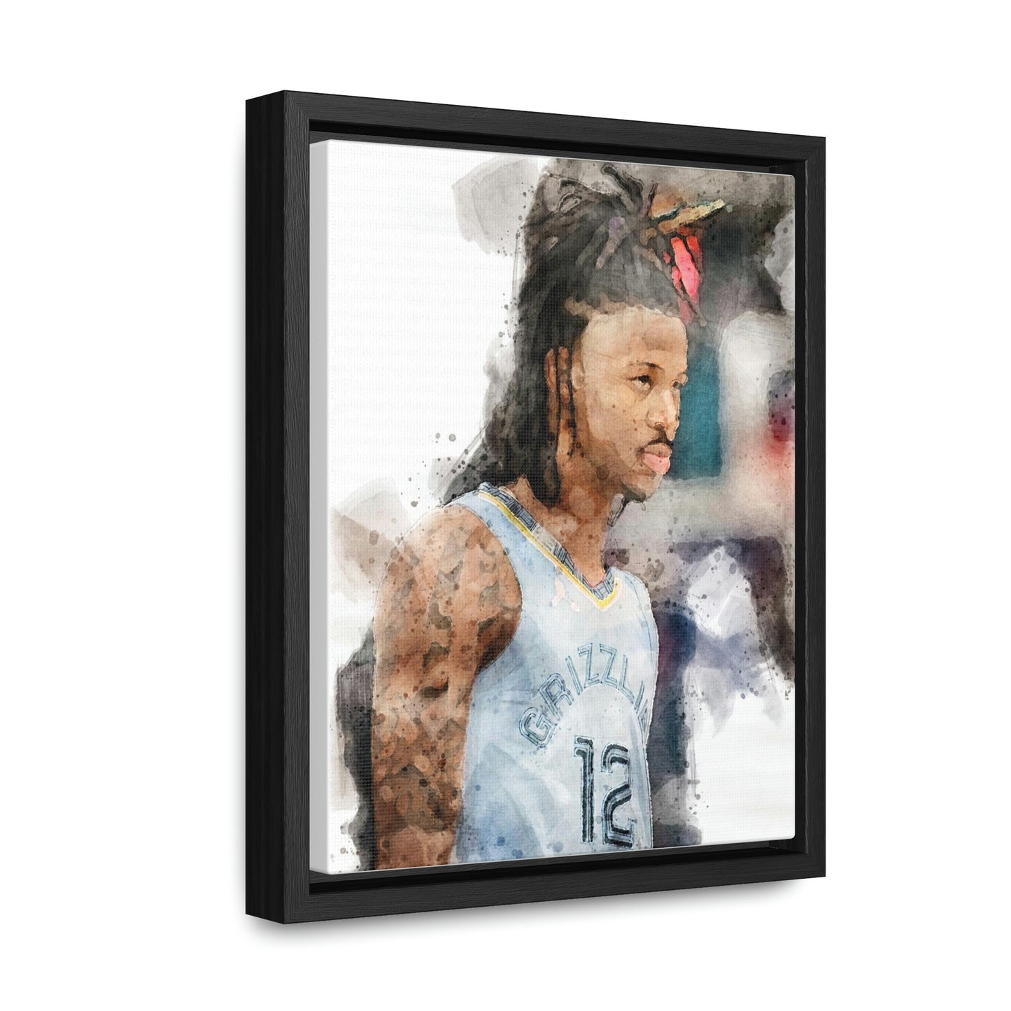 Ja Morant Poster, Canvas Wrap, Kids Room, Man Cave, Woman Cave, Game Room