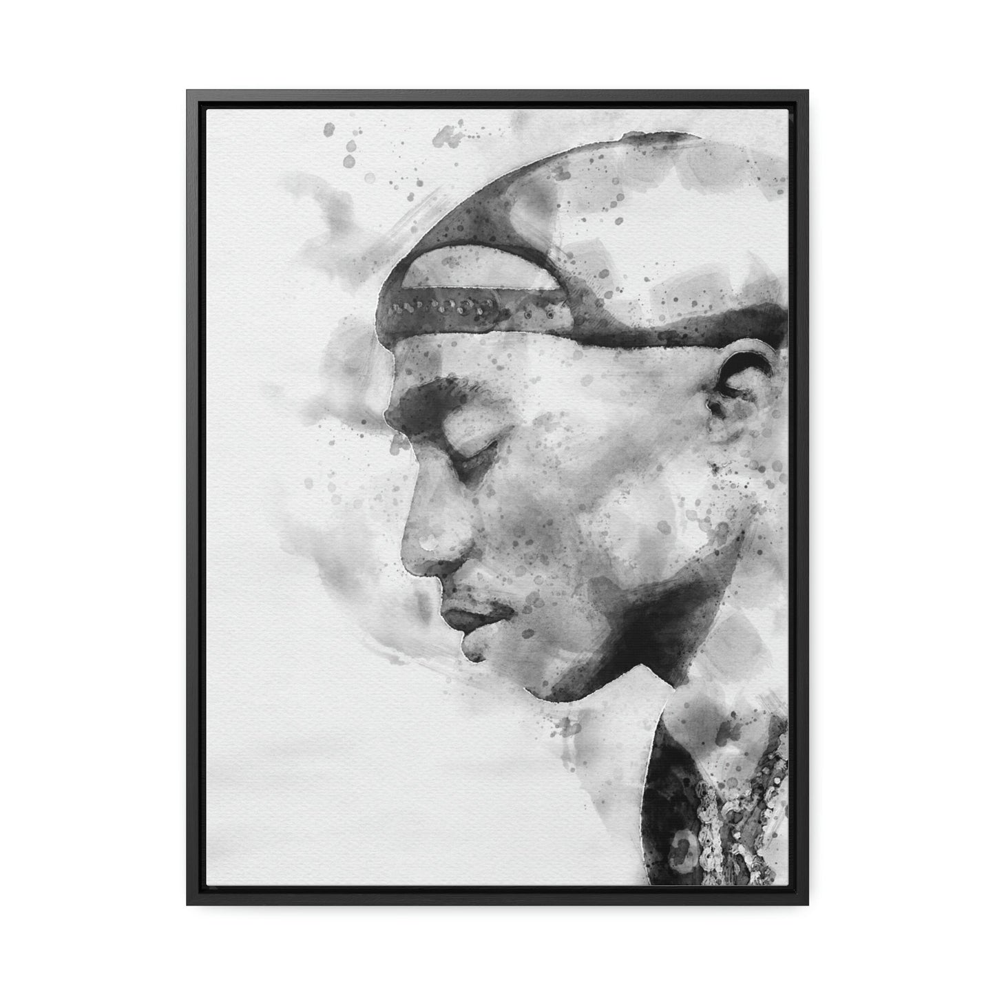 Tupac Poster, Canvas Wrap, Kids Room, Man Cave, Woman Cave, Game Room