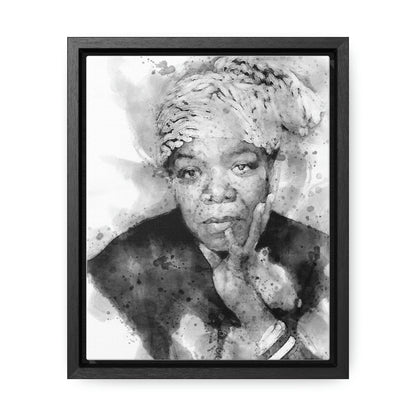 Maya Angelou Poster, Canvas Wrap, Kids Room, Man Cave, Woman Cave, Game Room