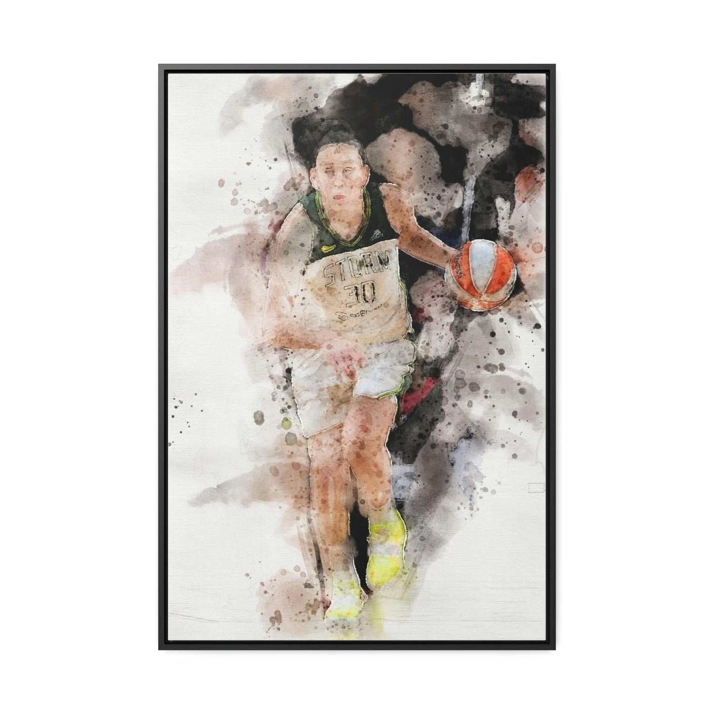 Breanna Stewart Poster, Canvas Wrap, Kids Room, Man Cave, Woman Cave, Game Room
