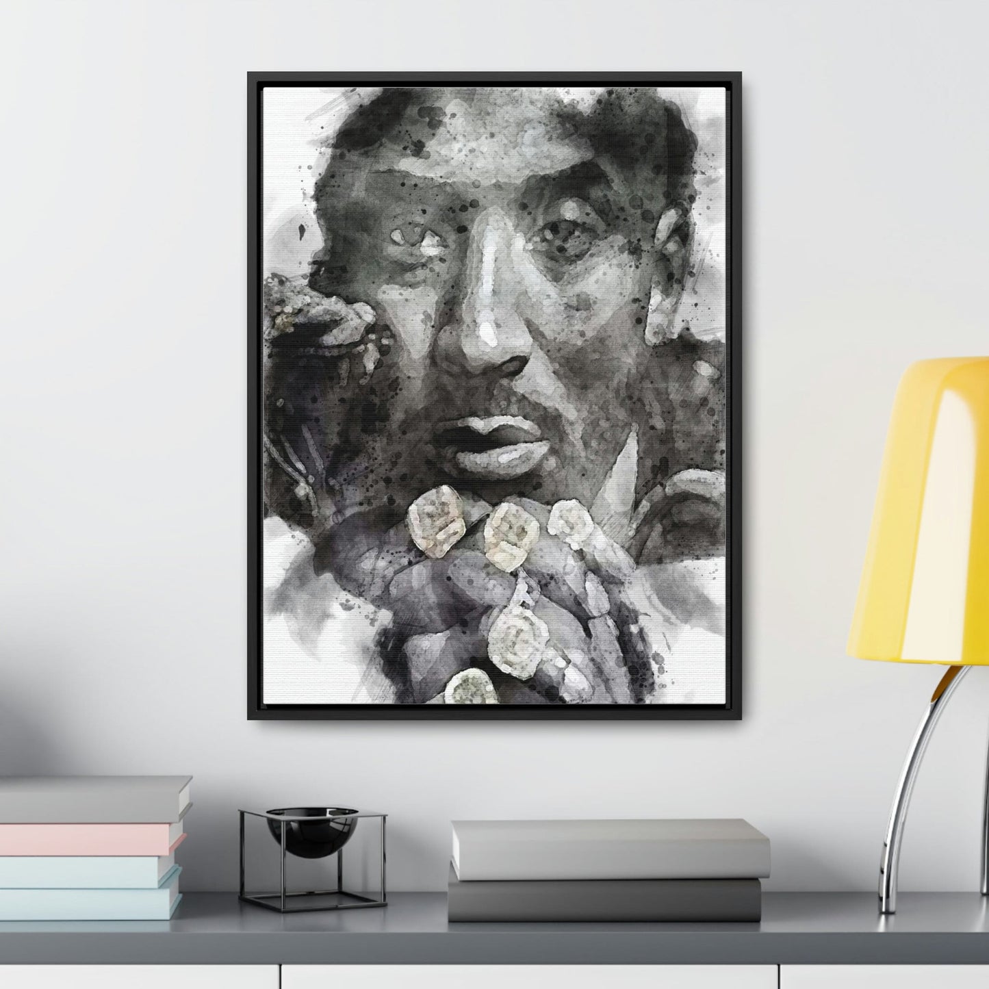 Kobe Bryant Poster, Canvas Wrap, Kids Room, Man Cave, Game Room,