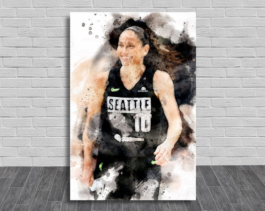 Sue Bird Poster, Canvas Wrap, Kids Room, Man Cave, Woman Cave, Game Room